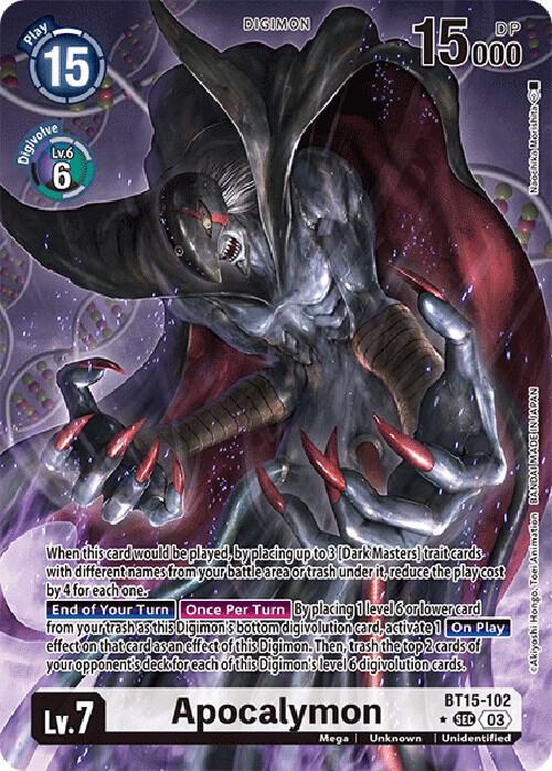 Apocalymon (Alternate Art) (BT15-102 SEC) (BT-15)