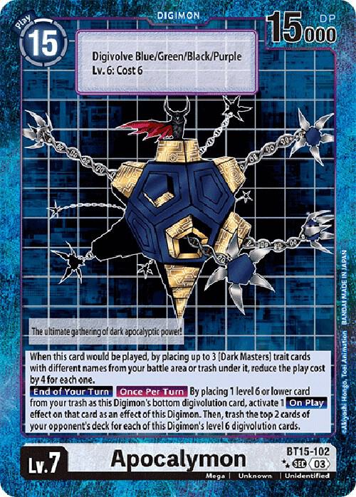 Apocalymon (Special Edition Alternate Art) (BT15-102 SEC) (BT-15)