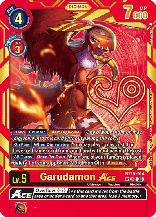 Garudamon ACE (Special Rare) (BT15-014 SP) (BT-15)