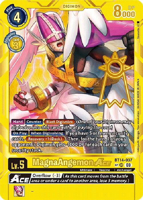 MagnaAngemon ACE (Special Rare) (BT14-037 SP) (BT-15)