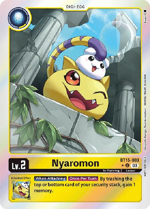 Nyaromon (Exceed Apocalypse Box Promotion Pack) (BT15-003 U) (BT-15)