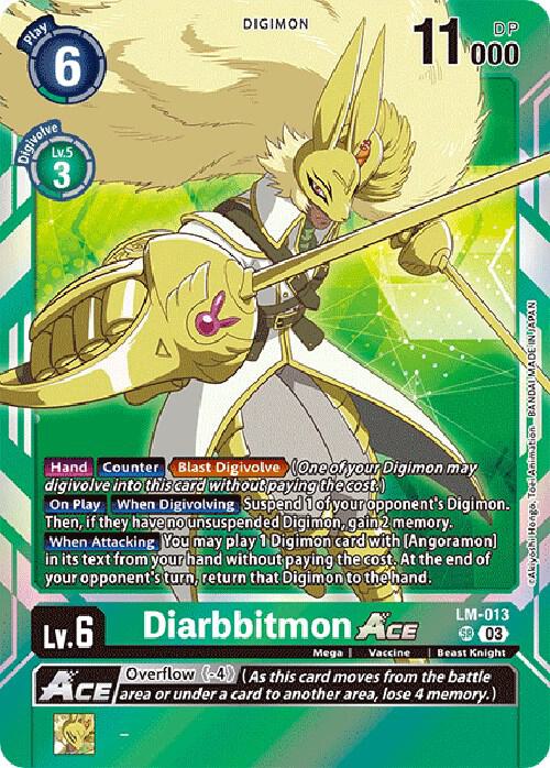 Diarbbitmon ACE (English Exclusive) (LM-013 SR) (BT-15)