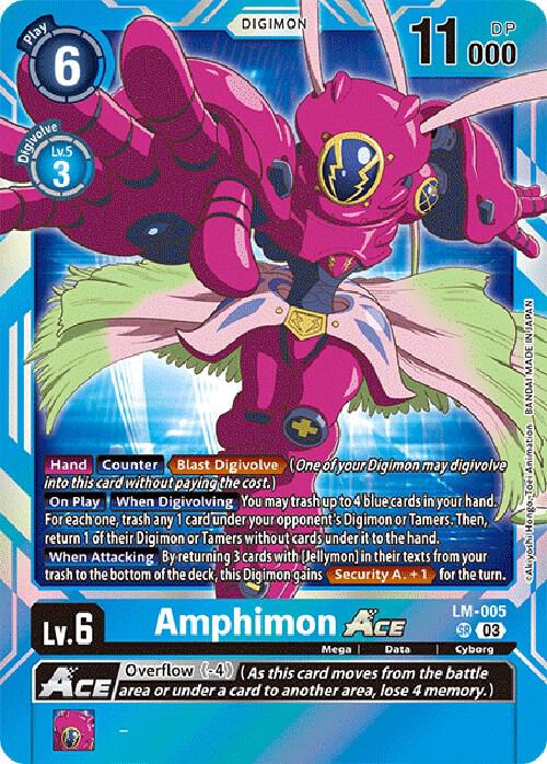 Amphimon ACE (English Exclusive) (LM-005 SR) (BT-15)