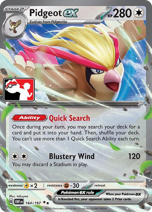 Pidgeot ex - 164/197 (164/197)