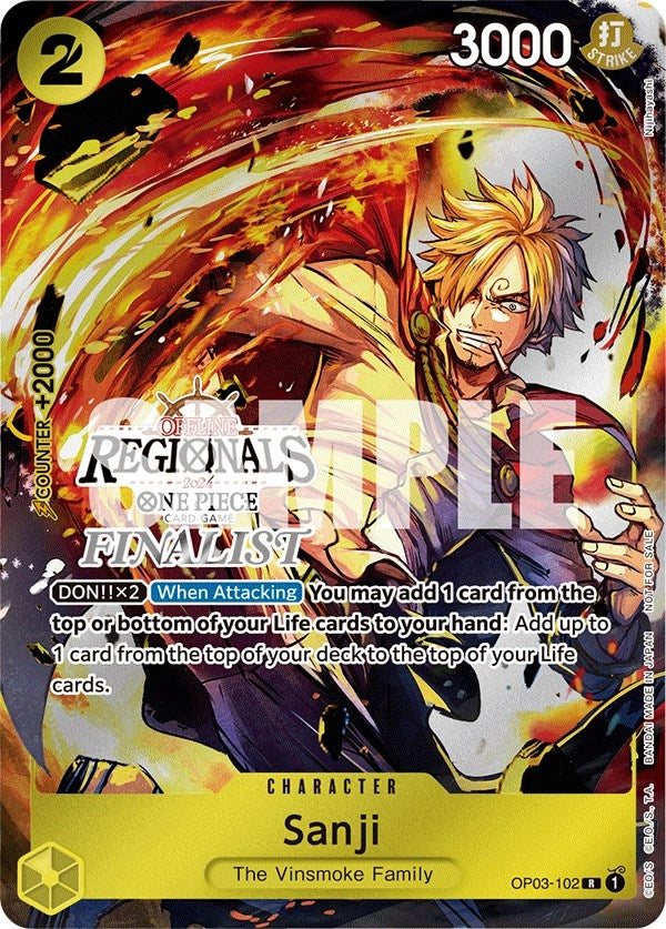 Sanji (Offline Regional 2024) [Finalist] (OP03-102) (OP-PR)