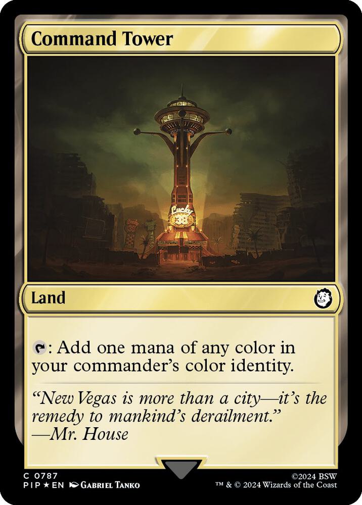 Command Tower (Surge Foil) (787) (PIP)