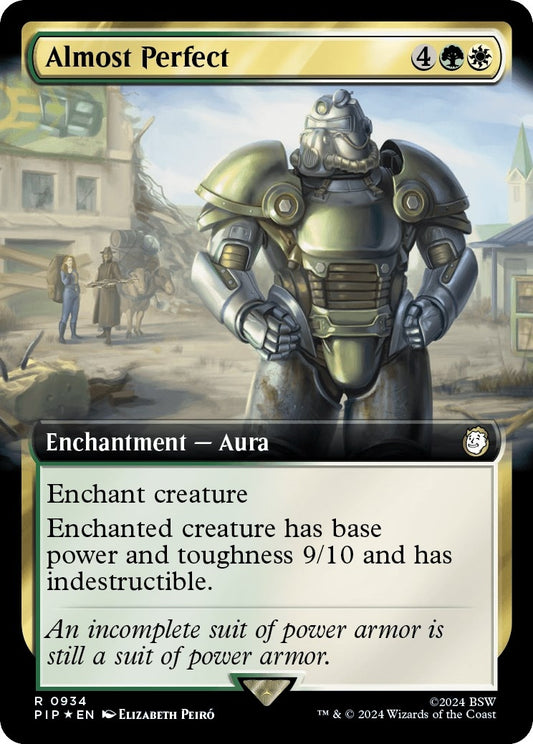 Image for Almost Perfect (Extended Art) (Surge Foil) (934) (PIP) - Magic: The Gathering