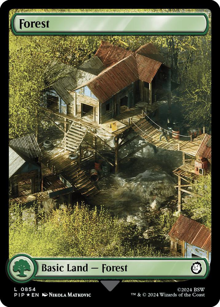 Forest (0854) (Surge Foil) (854) (PIP)