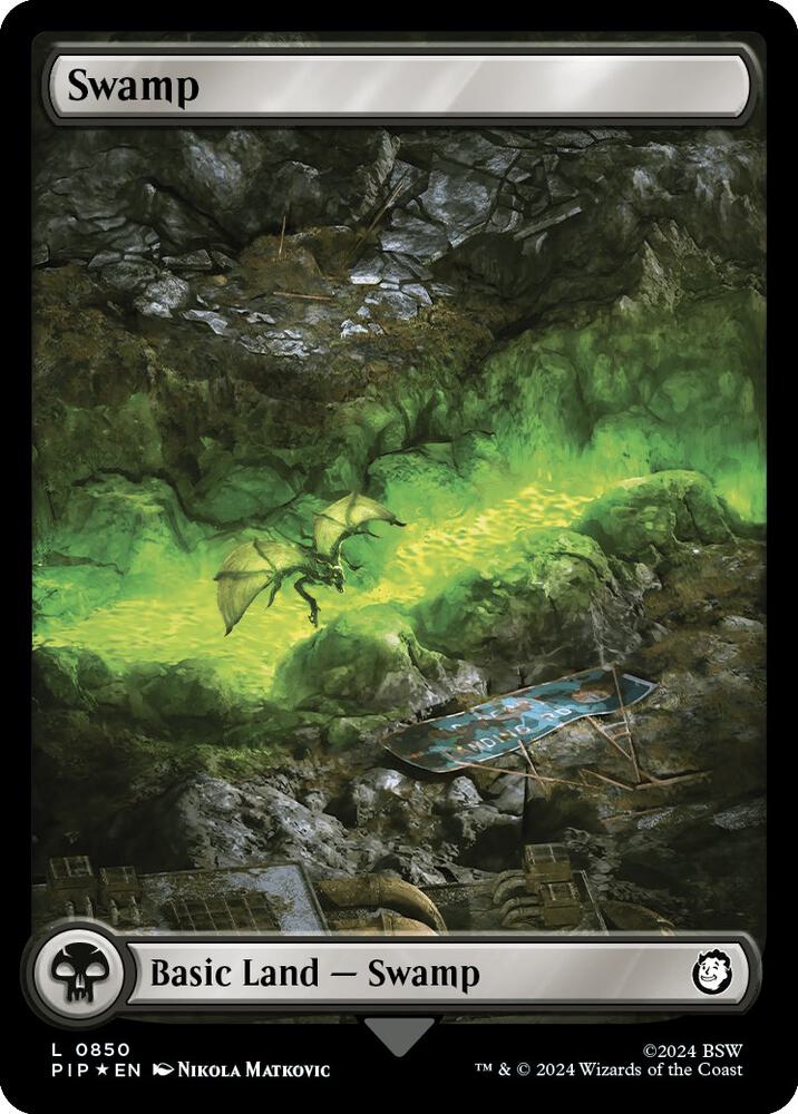 Swamp (0850) (Surge Foil) (850) (PIP)