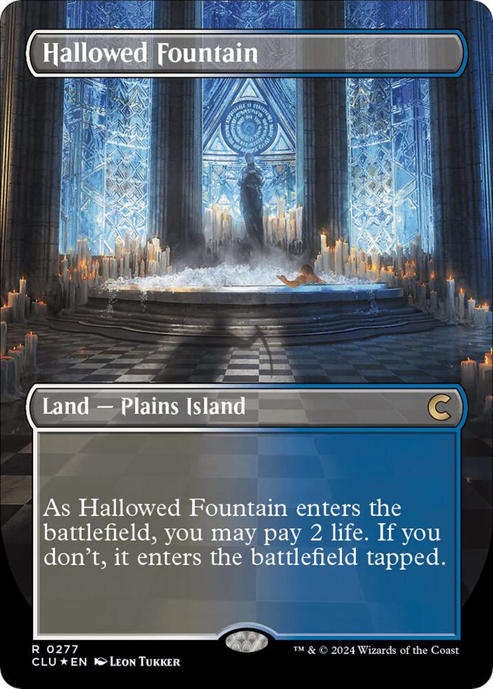 Hallowed Fountain (Borderless) (277) (CLU)