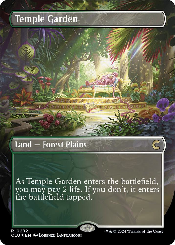Temple Garden (Borderless) (282) (CLU)