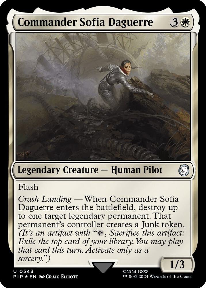 Commander Sofia Daguerre (Surge Foil) (543) (PIP)