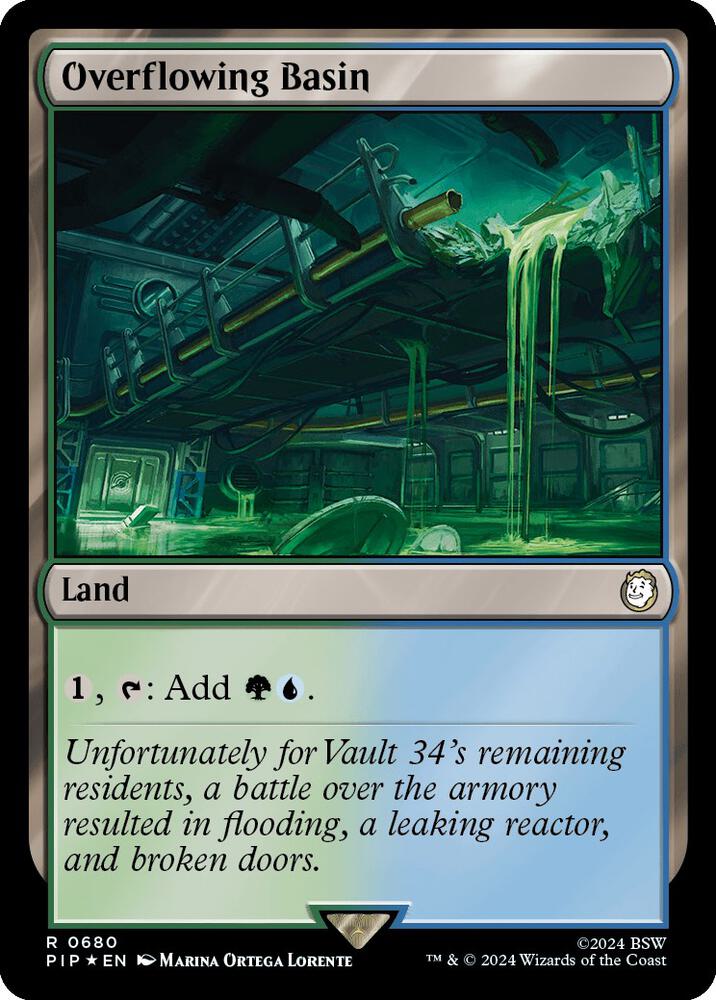 Overflowing Basin (Surge Foil) (680) (PIP)