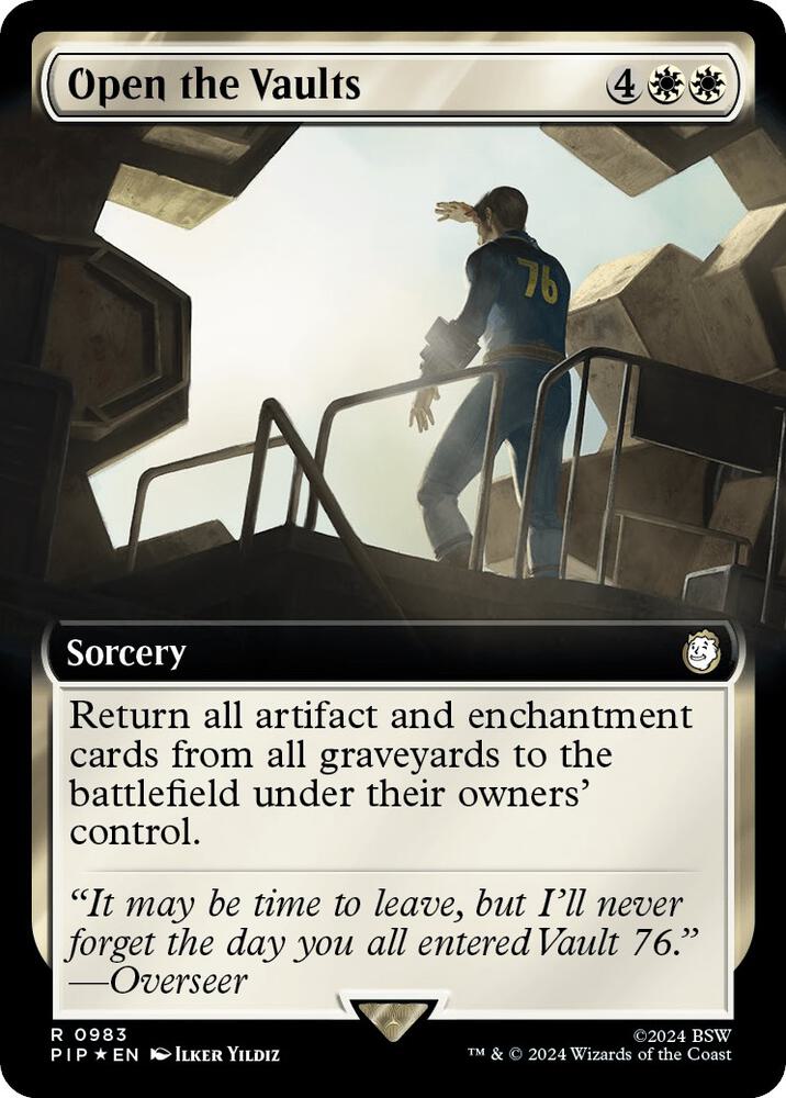 Open the Vaults (Extended Art) (Surge Foil) (983) (PIP)