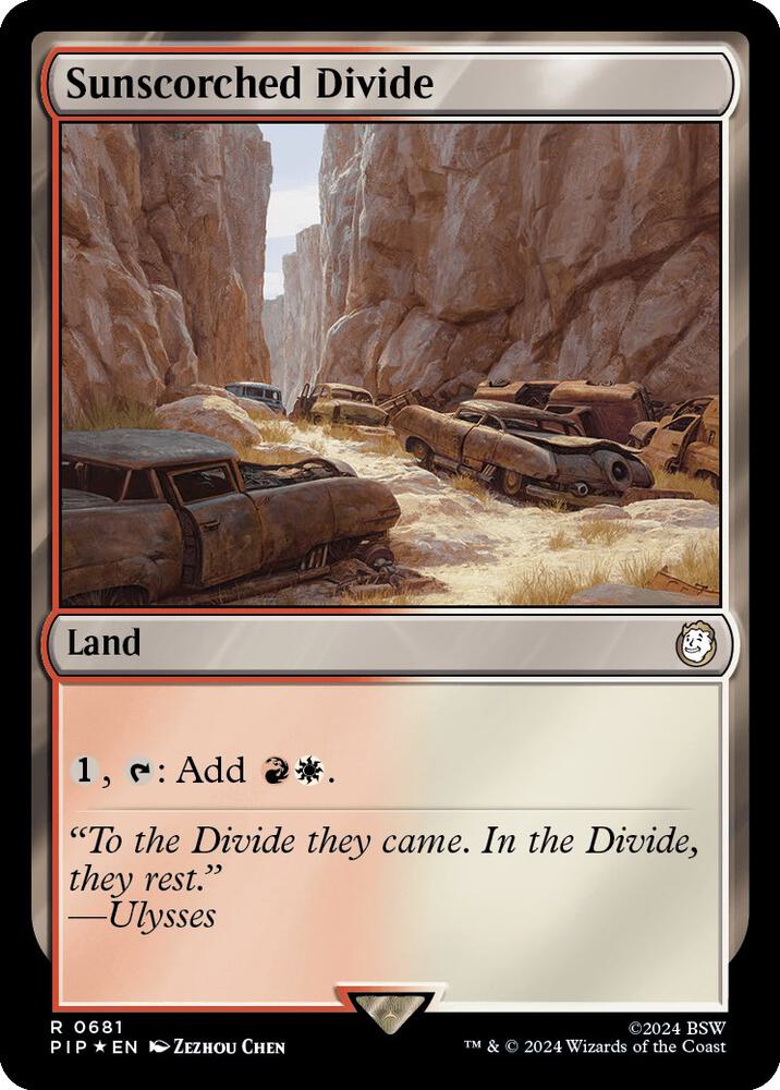 Sunscorched Divide (Surge Foil) (681) (PIP)