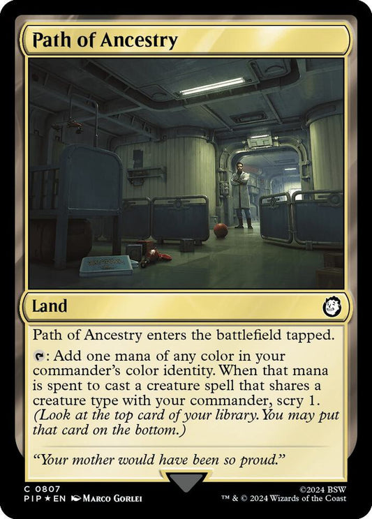 Image for Path of Ancestry (Surge Foil) (807) (PIP) - Magic: The Gathering