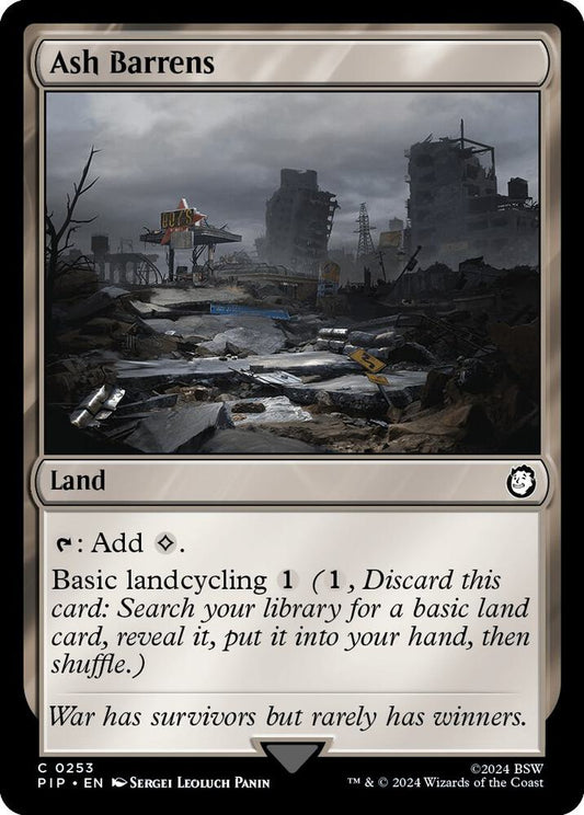 Image for Ash Barrens (253) (PIP) - Magic: The Gathering