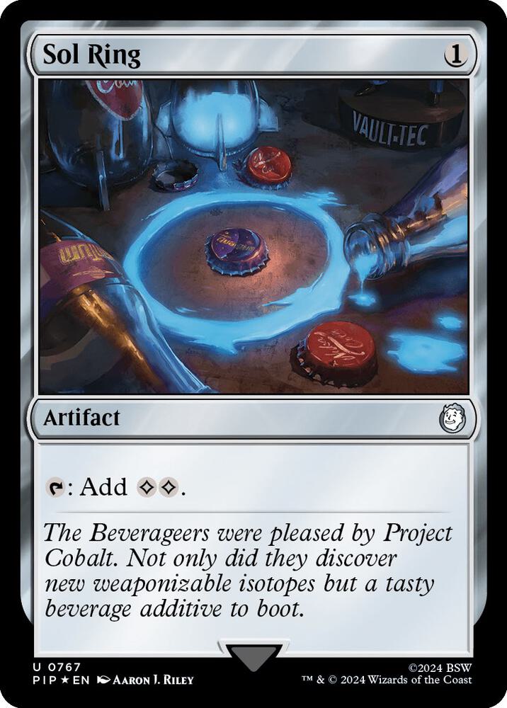 Sol Ring (Surge Foil) (767) (PIP)