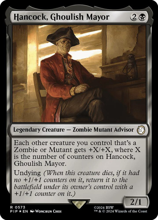 Image for Hancock, Ghoulish Mayor (Surge Foil) (573) (PIP) - Magic: The Gathering