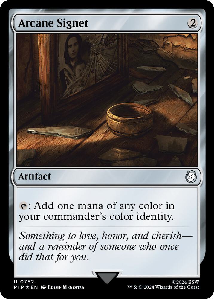 Arcane Signet (Surge Foil) (752) (PIP)