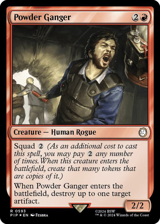 Image for Powder Ganger (Surge Foil) (593) (PIP) - Magic: The Gathering