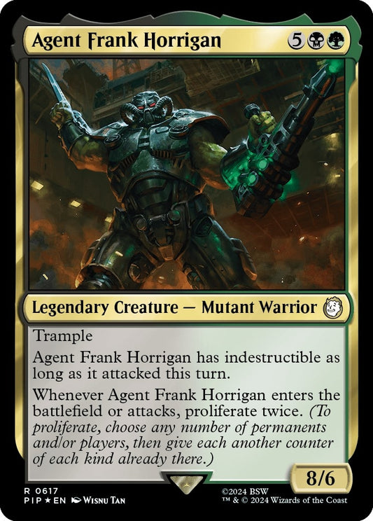 Image for Agent Frank Horrigan (Surge Foil) (617) (PIP) - Magic: The Gathering