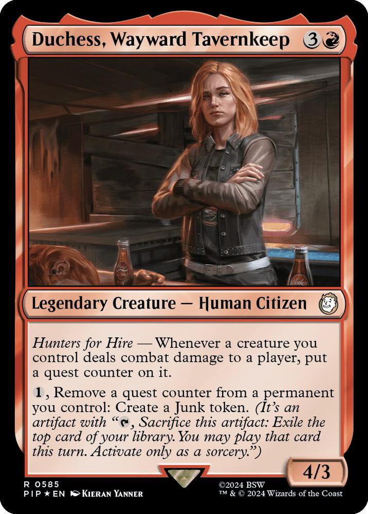 Duchess, Wayward Tavernkeep (Surge Foil) (585) (PIP)
