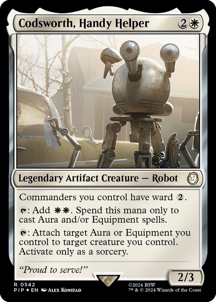 Codsworth, Handy Helper (Surge Foil) (542) (PIP)