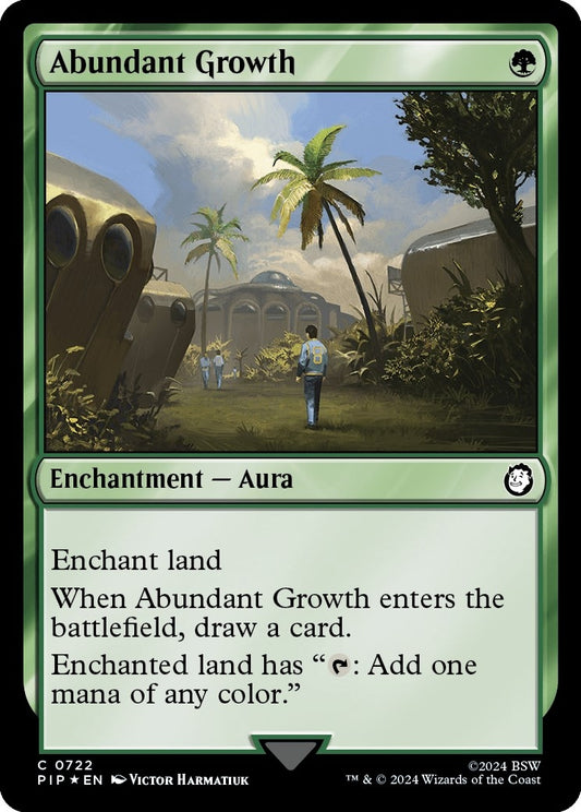 Image for Abundant Growth (Surge Foil) (722) (PIP) - Magic: The Gathering