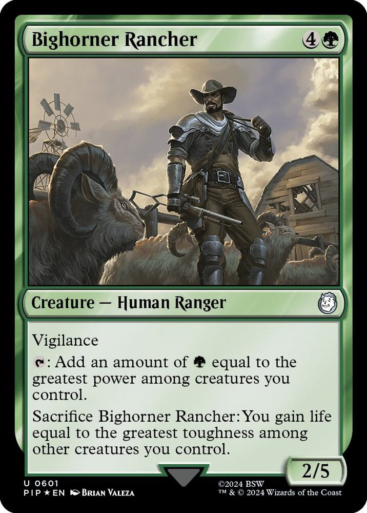 Bighorner Rancher (Surge Foil) (601) (PIP)