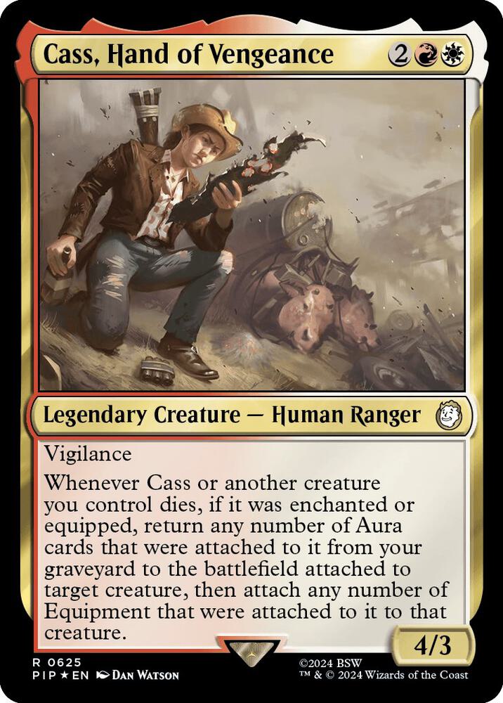 Cass, Hand of Vengeance (Surge Foil) (625) (PIP)