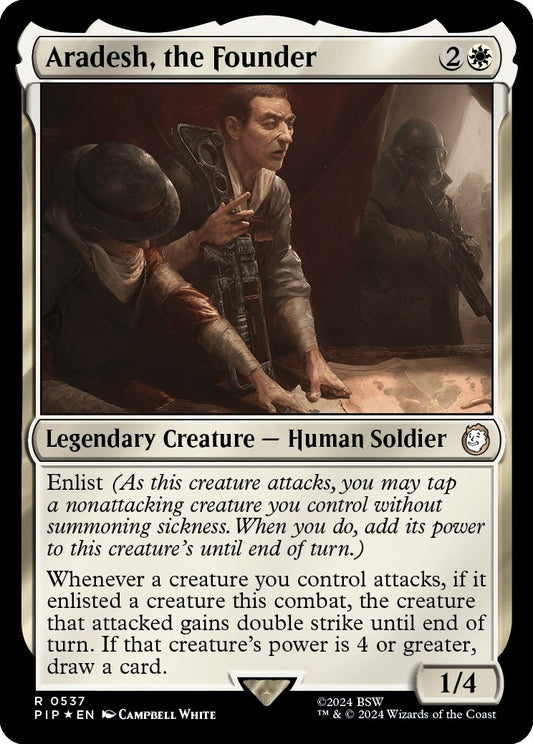 Image for Aradesh, the Founder (Surge Foil) (537) (PIP) - Magic: The Gathering