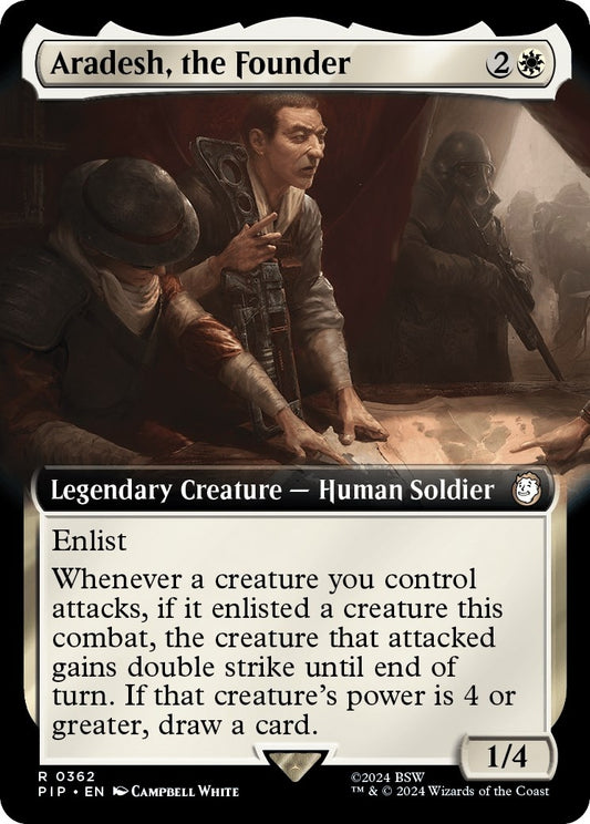 Image for Aradesh, the Founder (Extended Art) (362) (PIP) - Magic: The Gathering