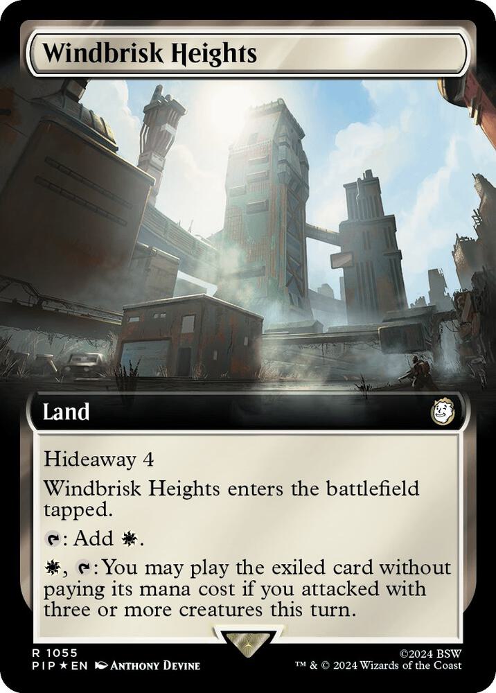 Windbrisk Heights (Extended Art) (Surge Foil) (1055) (PIP)