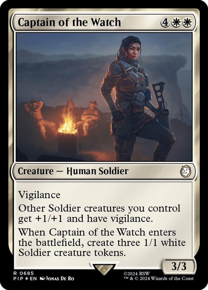 Captain of the Watch (Surge Foil) (685) (PIP)