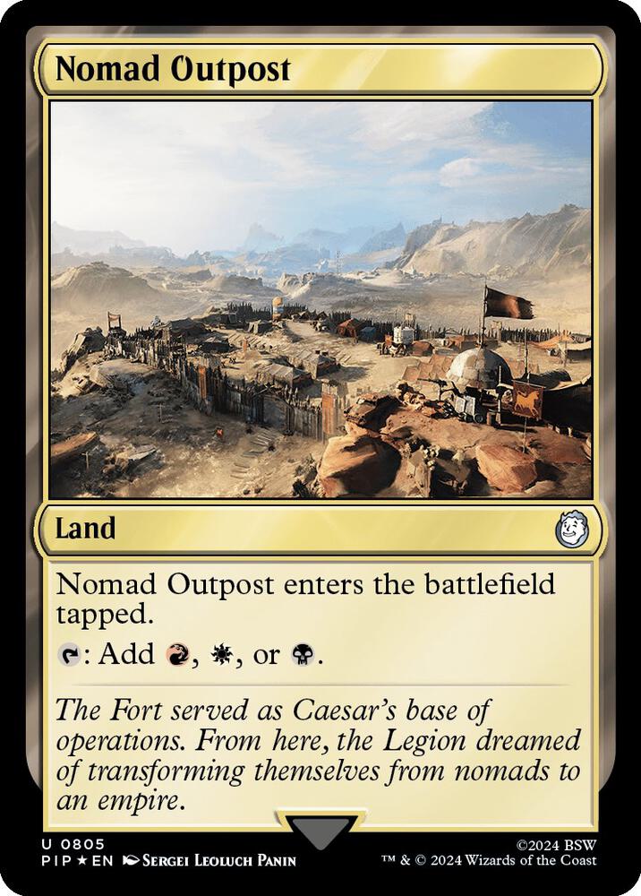 Nomad Outpost (Surge Foil) (805) (PIP)