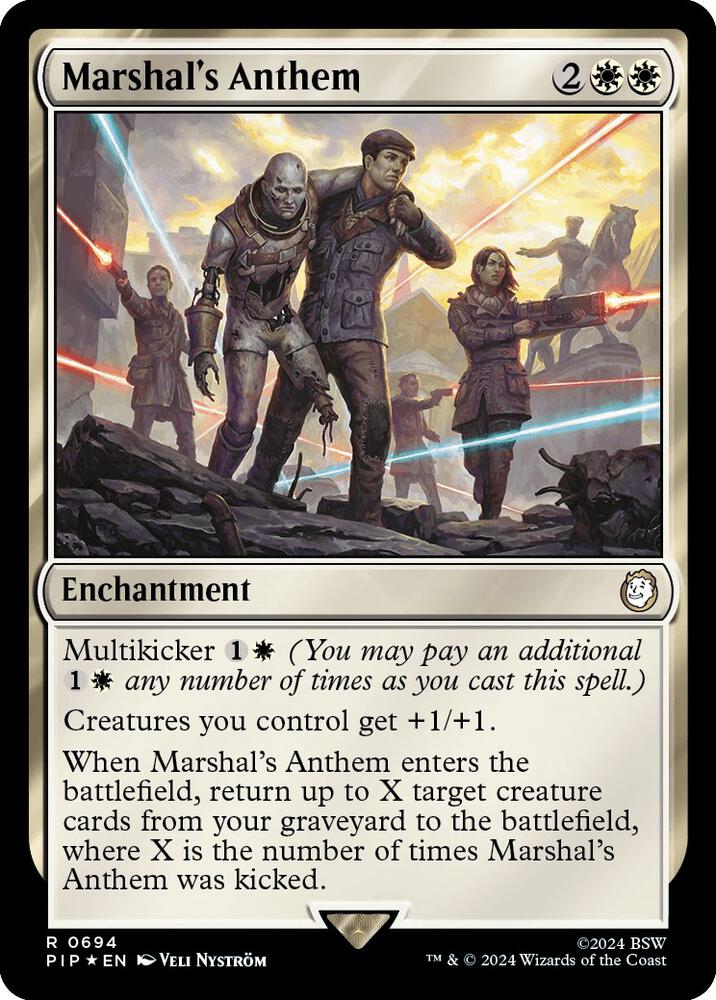 Marshal's Anthem (Surge Foil) (694) (PIP)