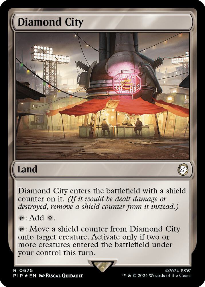 Diamond City (Surge Foil) (675) (PIP)