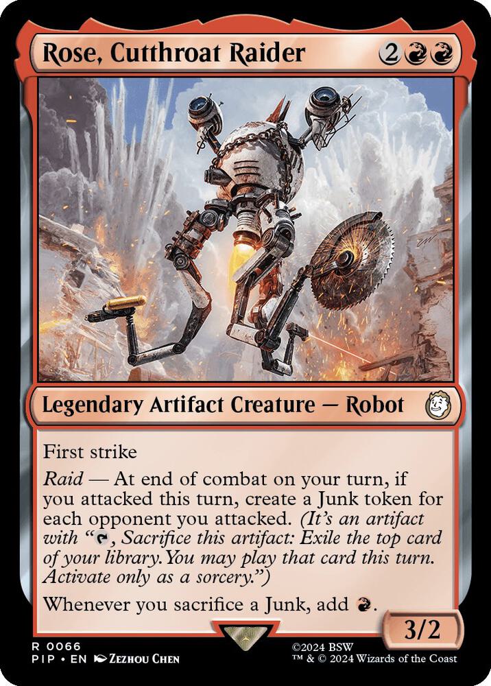 Rose, Cutthroat Raider (66) (PIP)