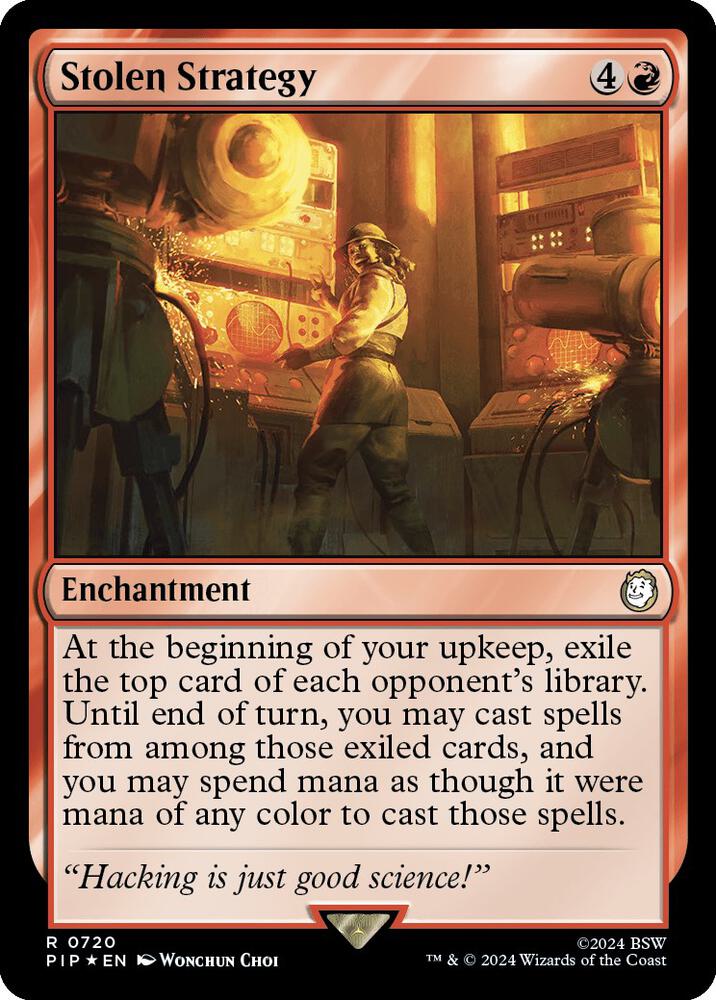 Stolen Strategy (Surge Foil) (720) (PIP)