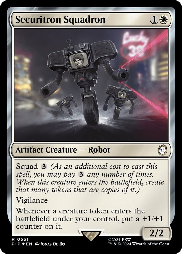 Securitron Squadron (Surge Foil) (551) (PIP)