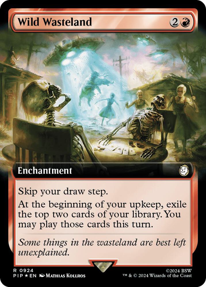 Wild Wasteland (Extended Art) (Surge Foil) (924) (PIP)