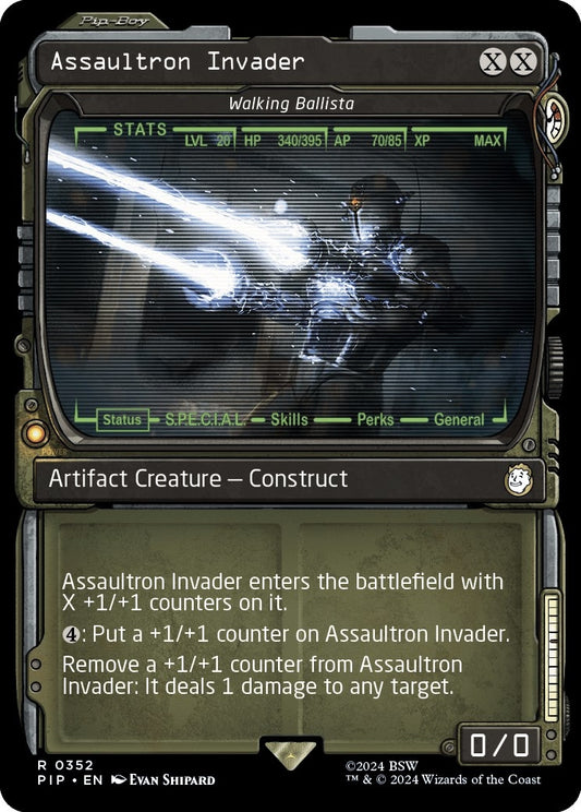 Image for Assaultron Invader - Walking Ballista (Showcase) (352) (PIP) - Magic: The Gathering