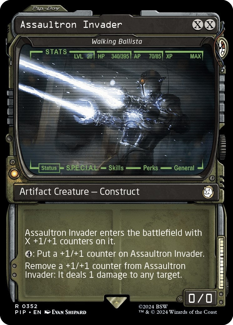 Assaultron Invader - Walking Ballista (Showcase) (352) (PIP)