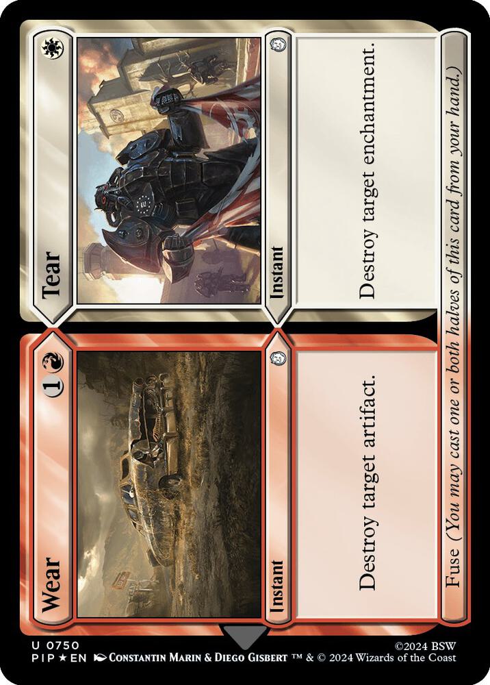 Wear // Tear (Surge Foil) (750) (PIP)