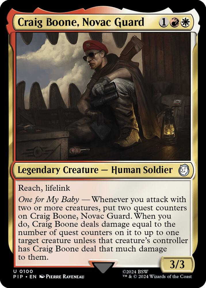Craig Boone, Novac Guard (100) (PIP)