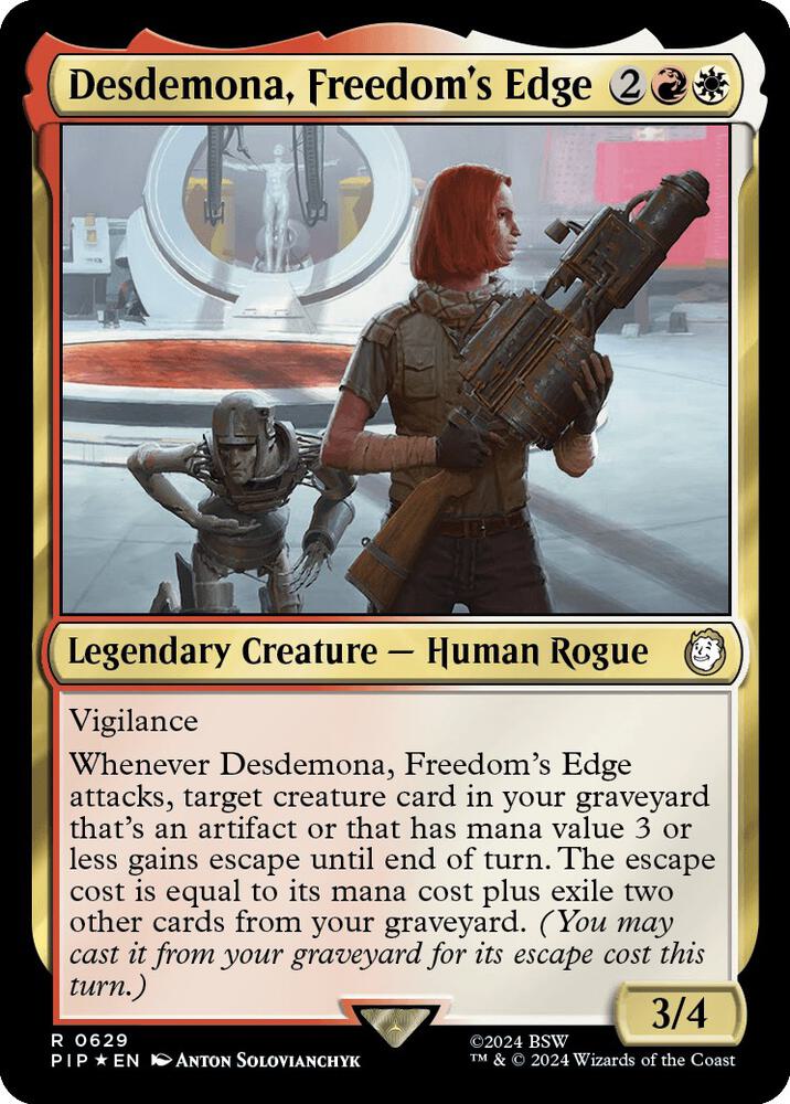 Desdemona, Freedom's Edge (Surge Foil) (629) (PIP)