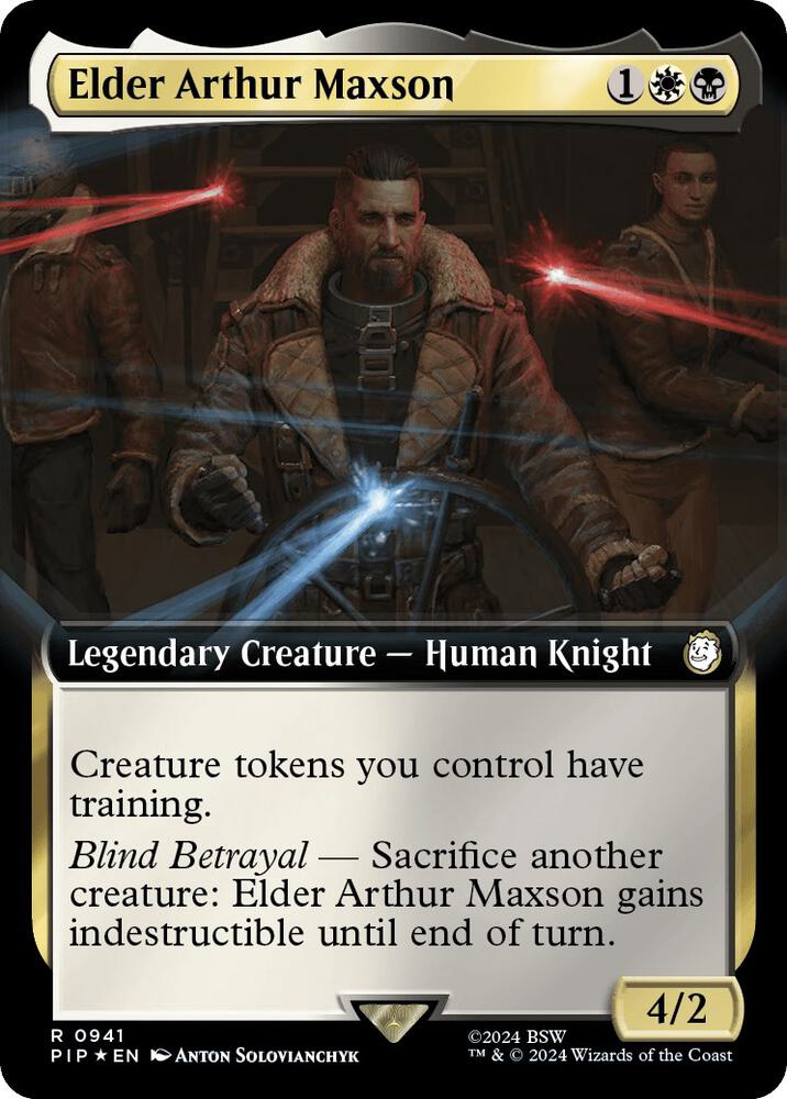 Elder Arthur Maxson (Extended Art) (Surge Foil) (941) (PIP)