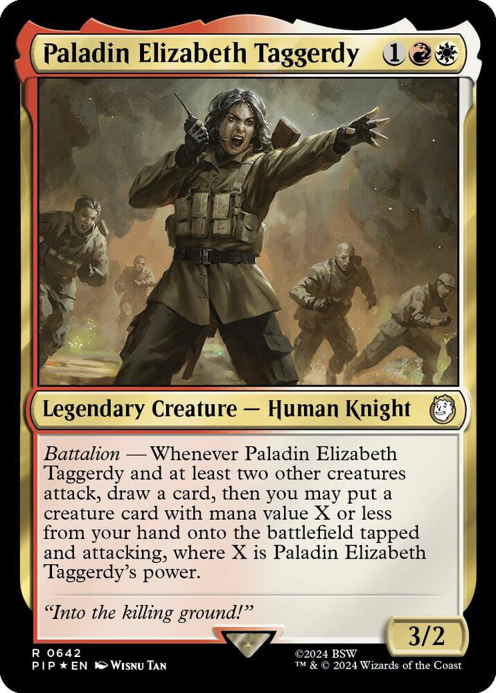 Paladin Elizabeth Taggerdy (Surge Foil) (642) (PIP)