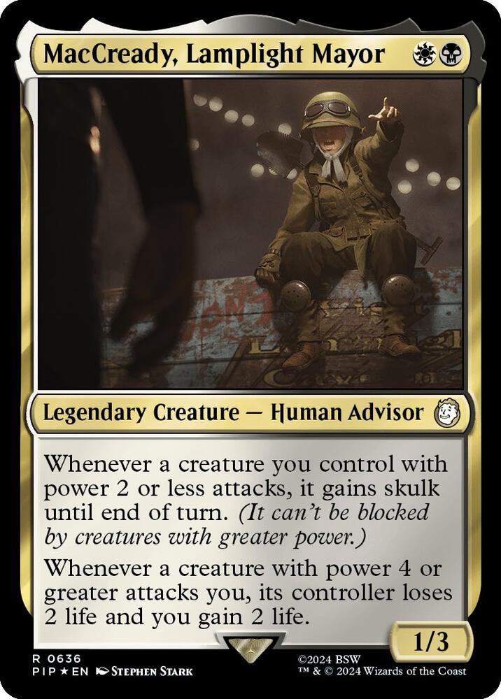 MacCready, Lamplight Mayor (Surge Foil) (636) (PIP)
